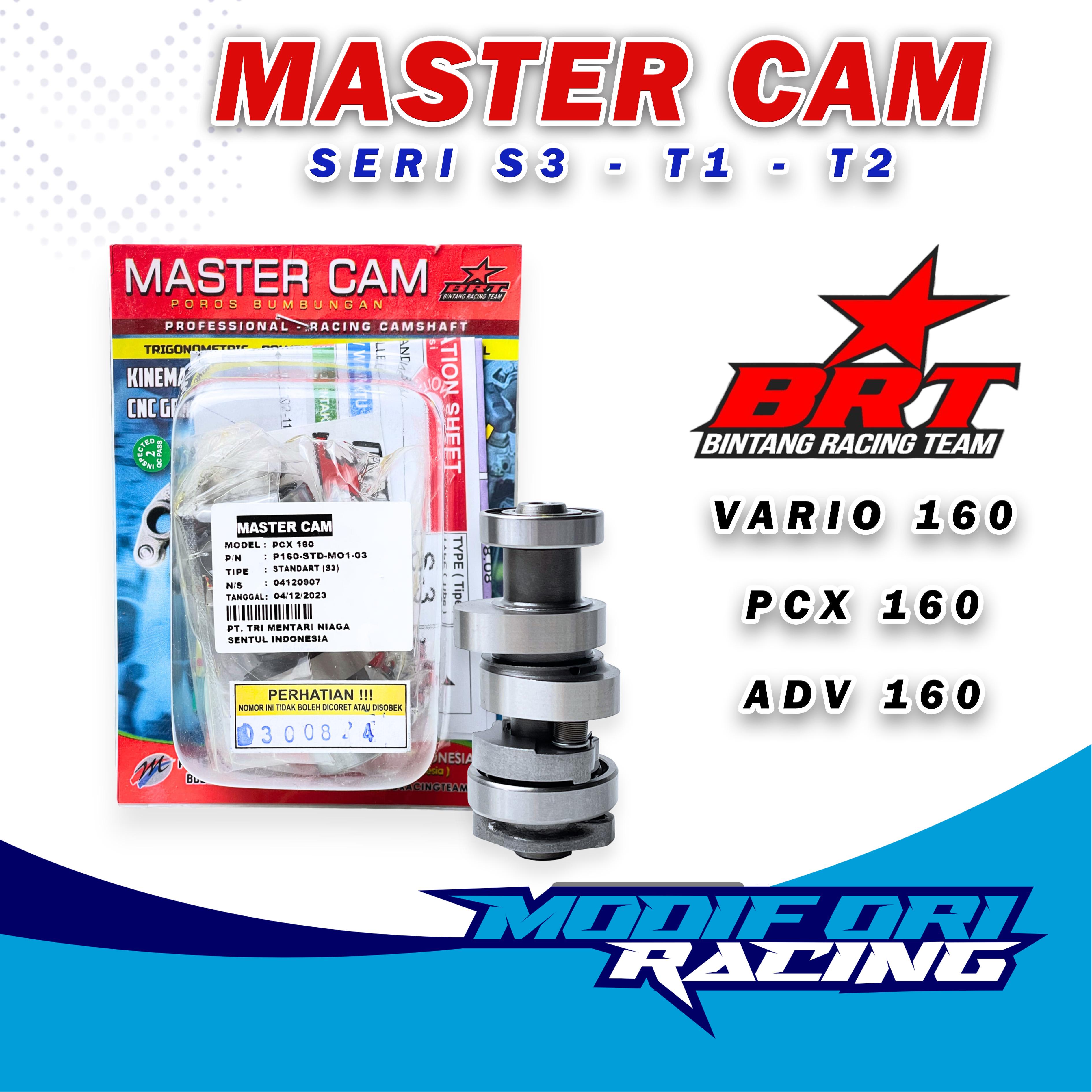 Noken AS BRT PCX 160 Master CAM BRT Vario 160 PCX 160 ADV 160 Camshaft BRT S3 T1 T2 Motorcycle Harga 520,540 rupiah*Gratis Ongkir