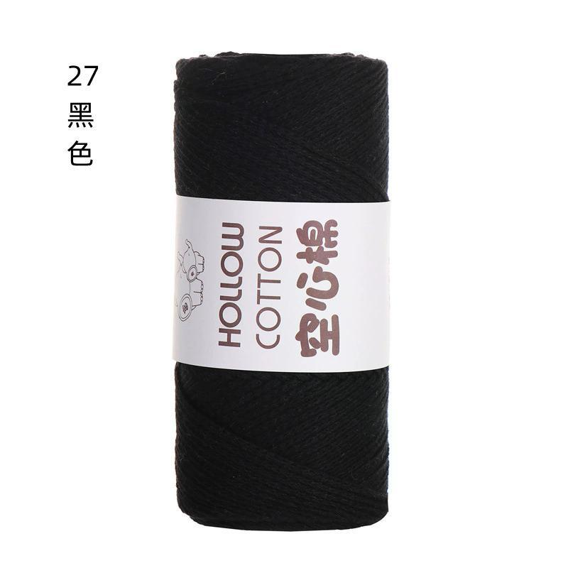 150g/Roll New Summer Crochet Yarn 2mm Thin Ice Cotton Thread for Hand Knitting Bag Hat Shoes 150g Hollow Line Colorful Nylon Cord