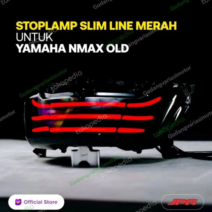STOPLAMP NMAX JPA GARIS NEW BLACK EDITION SIPIT SENJA MERAH - DHIORA STORE Harga 1,367,000 rupiah*Gratis Ongkir