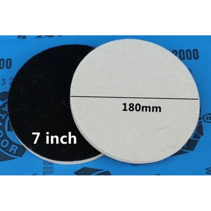 Pad nỉ đánh bóng kính 7 inch