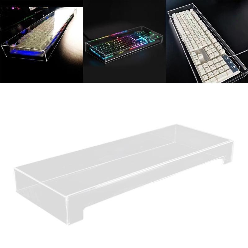 Acrylic Keyboards Cover Full Protections For Mechanical 104-108Keys Dustproof Spillproof Design Transparents Shield Office Gaming Use Presyo 1,047 Piso*Libreng Shipping