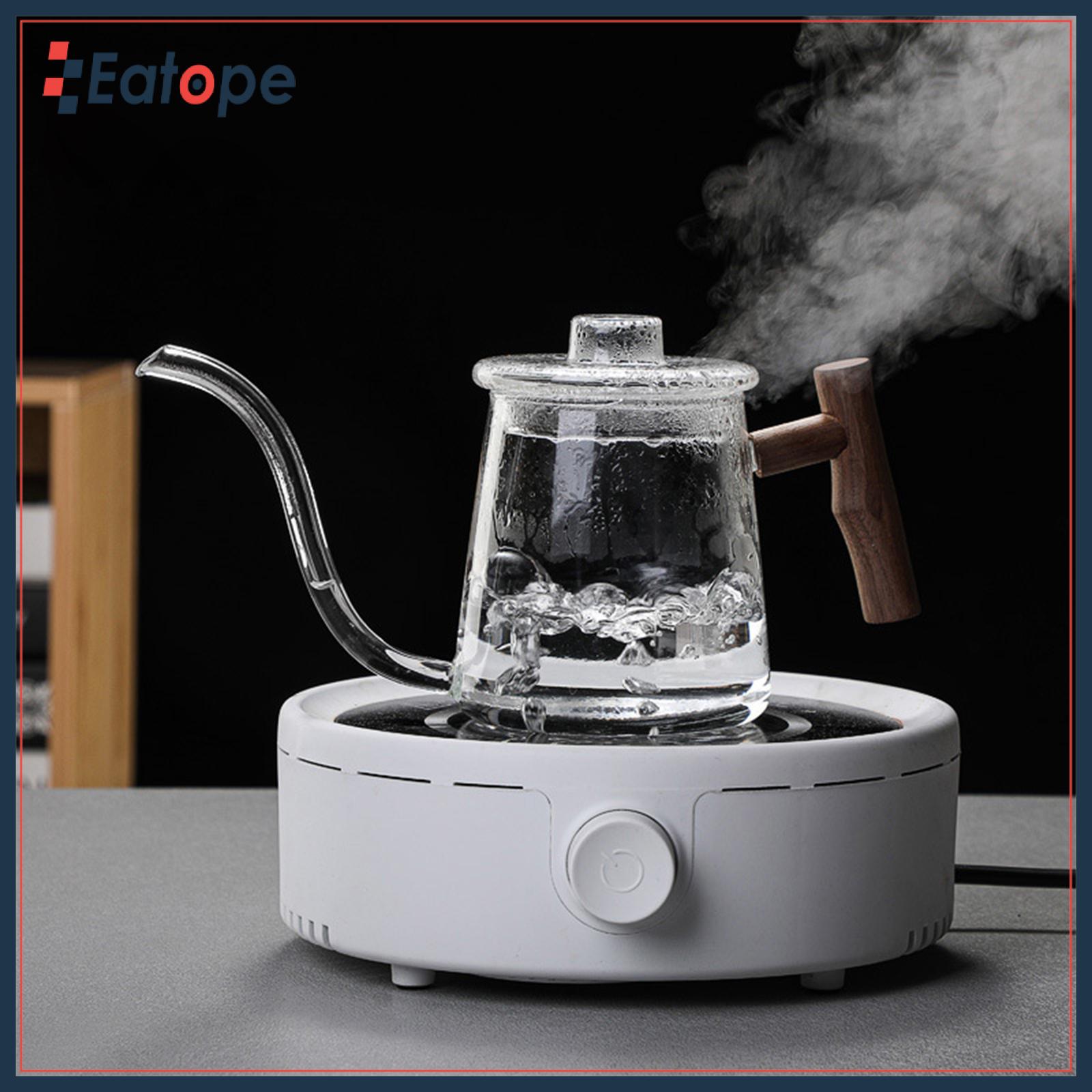Eatope Pour Over Kettle Stovetop Tea Kettles Quick Heating Wooden Handle with Lid