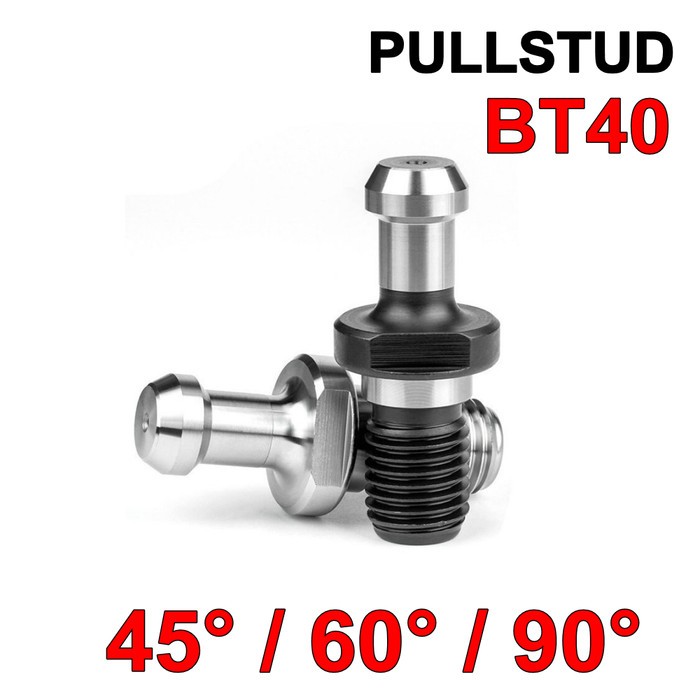 Pull Stude BT40 Degree 90 / 60 / 45 Knob Arbor Rentention BT 40 Stud Harga 53,312 rupiah*Gratis Ongkir