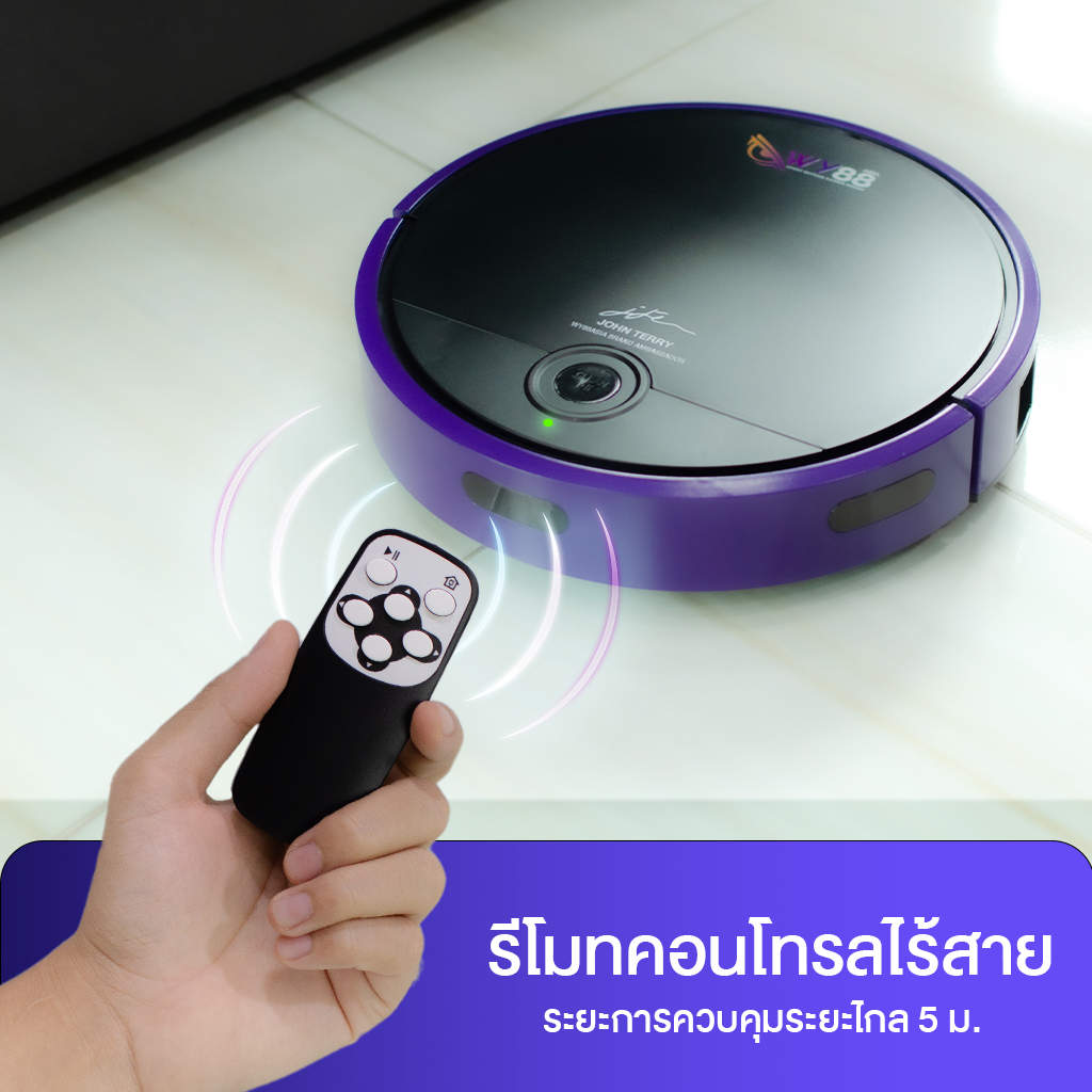 เครื่องดูดฝุ่นอัจฉริยะ รับเงินคืนฟรี หุ่นยนต์ดูดฝุ่น ถูพื้น ดูดฝุ่นอัตโนมัติ ปรับได้ 4 ระดับ ราคา 1,543 บาท*ส่งฟรี