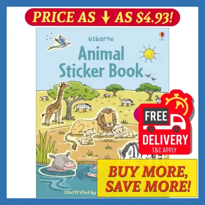 Usborne Sticker Book Kids Sticker Books Children Activity Early Childhood Education - Animal