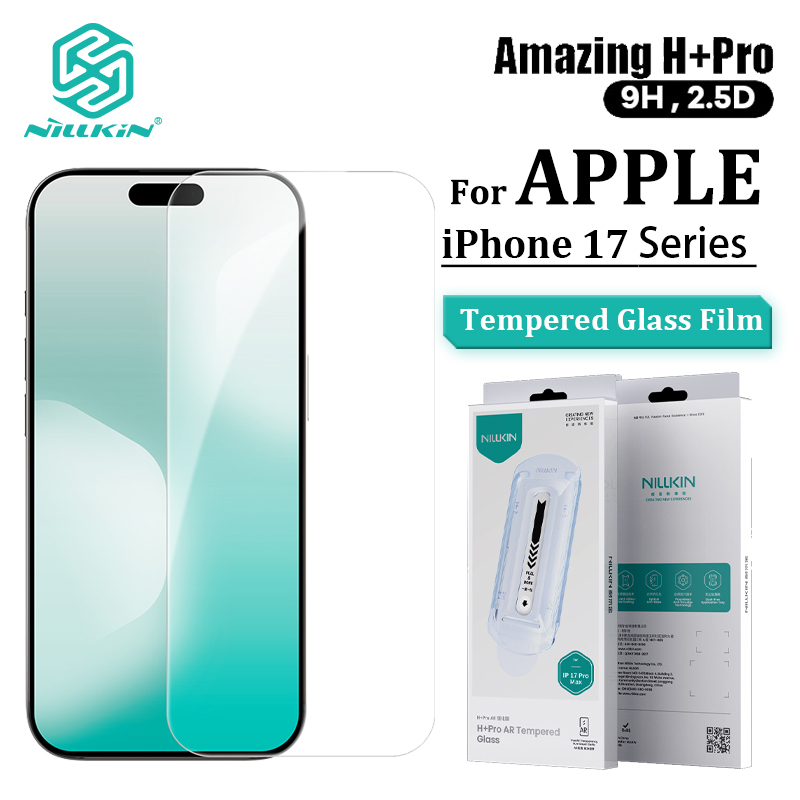 Miếng dán màn hình Nillkin H+PRO Kính Cường lực 9H cho iPhone 17 Series 17 17 Air 17 Pro 17 Pro Max | Chống xước Dán không bong bóng Trong suốt HD Chống chói