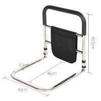 MLADEN Bed Rails for Elderly Adults Foldable Bed Assist Rail-Hospital Grade Safety with Fall Guard for Elderly Surgery Recovery
