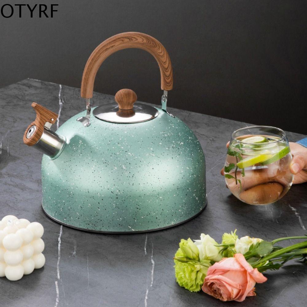 OTYRF Thép không gỉ Ấm đun nước có còi Star Point 2/3L Đáy phẳng Bình đun nước bếp Phổ quát Dày hơn Ấm trà Trang chủ