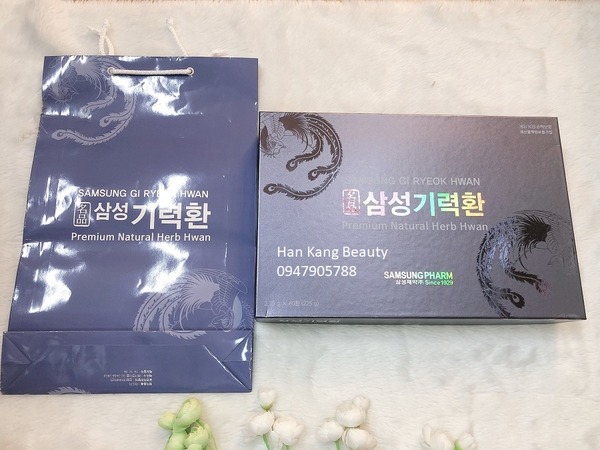 Viên Uống Bổ Não Chống Đột Quỵ Gi Ryeok Hwan Hàn Quốc  An Cung Ngưu Hoàng