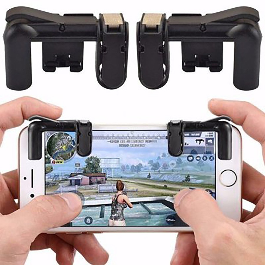 Nút kẹp chơi game k01 cao cấp bộ 02 nút chơi game pubg, liên quân, đột kích, ros dòng c9 k01