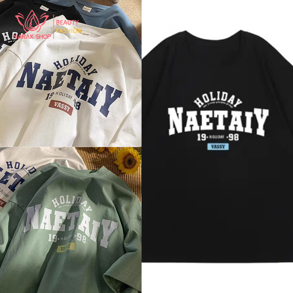 ส่งฟรีส่วนลดเสื้อยืดแขนสั้นแฟชั่นผู้หญิงฤดูร้อนสไตล์ใหม่ขนาดใหญ่พิมพ์หลวมแผนกฮัน สไตล์ประจำวัน ราคา 71 บาท*ส่งฟรี