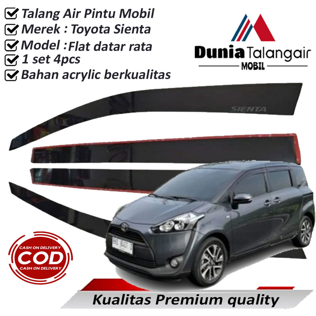talang air mobil Toyota Sienta THN 2016-2024 Premium Qulity Harga  200,000 Ringgit*Penghantaran Percuma