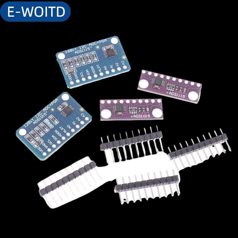 E-WOITD Ads1115 ads1015 12 16 bit I2C mô-đun chính xác 4-kênh ban phát triển với Pro Gain khuếch đại cho Arduino Giá 40,912 Đồng*Miễn phí vận chuyển