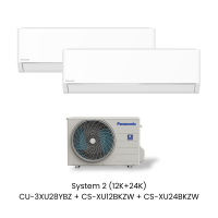 [Extra Warranty Promo] Panasonic New XU Series System 2 Aircon R32 Air-Conditioner [CV Eligible]