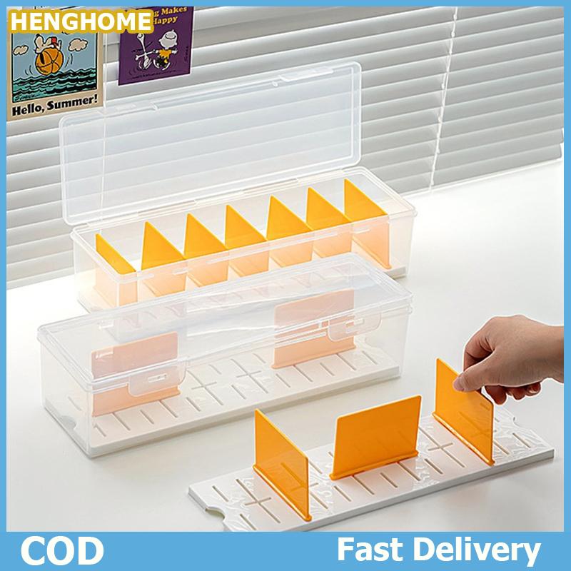 HENGHOME Rõ ràng nhựa compartmentalized tổ chức Hộp giữ 550 + Trò chơi thẻ lưu trữ box với điều chỉnh Divider cho ptcg mtg thẻ
