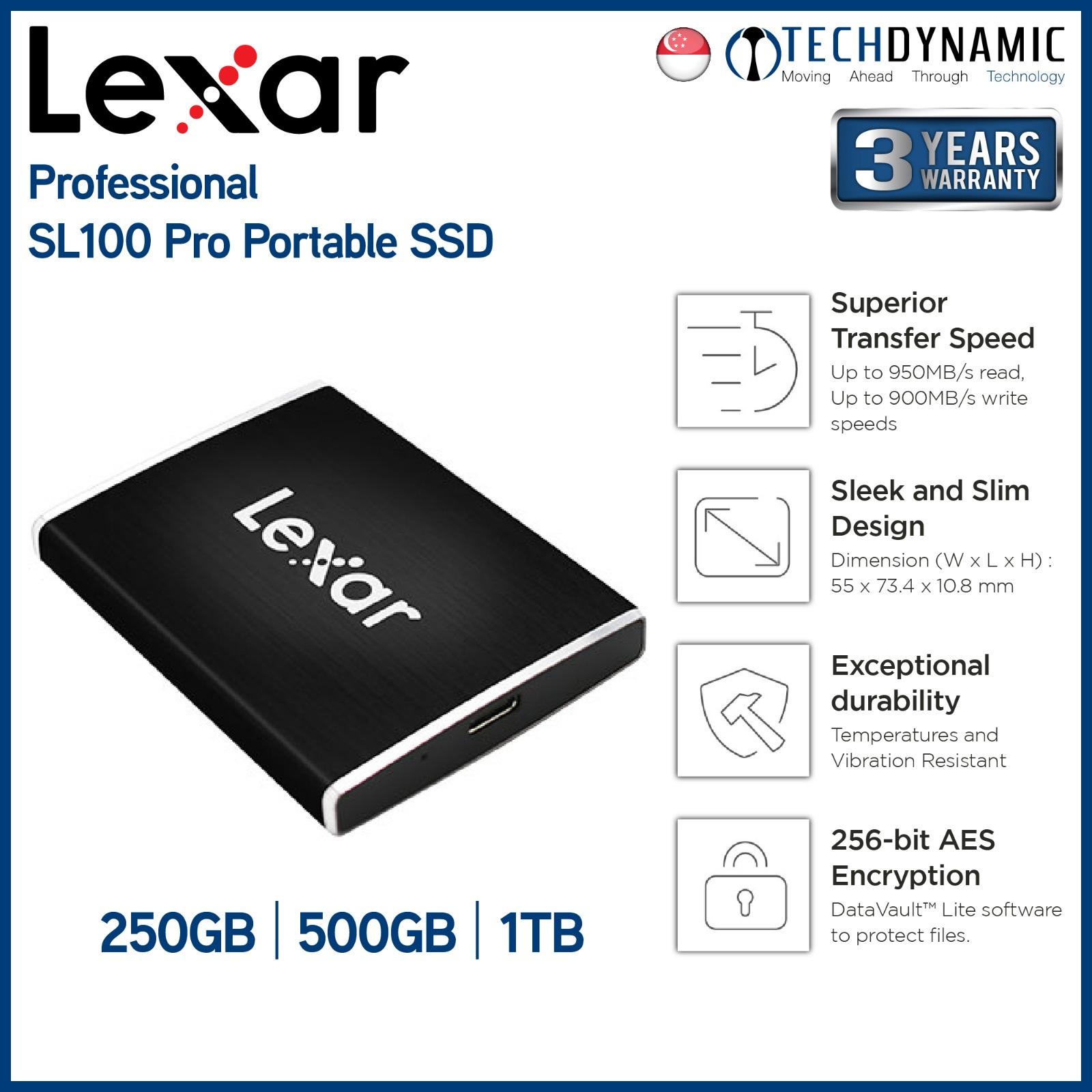 無料サンプルOK LEXAR LSL100P-500RBJP Lexar Professional SL100 Pro ポータブル SSD 