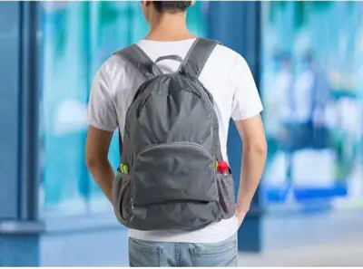 Lightweight travel foldable backpack
