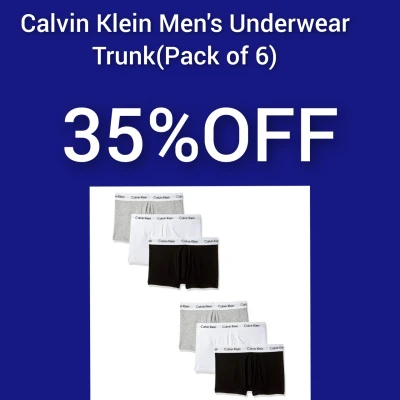 Calvin Klein Underwear Men's Trunks (Pack of 6)