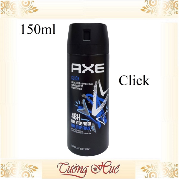 Xịt Khử Mùi Toàn Thân Axe Deodorant Body Spray CLICK - 150ml giá rẻ