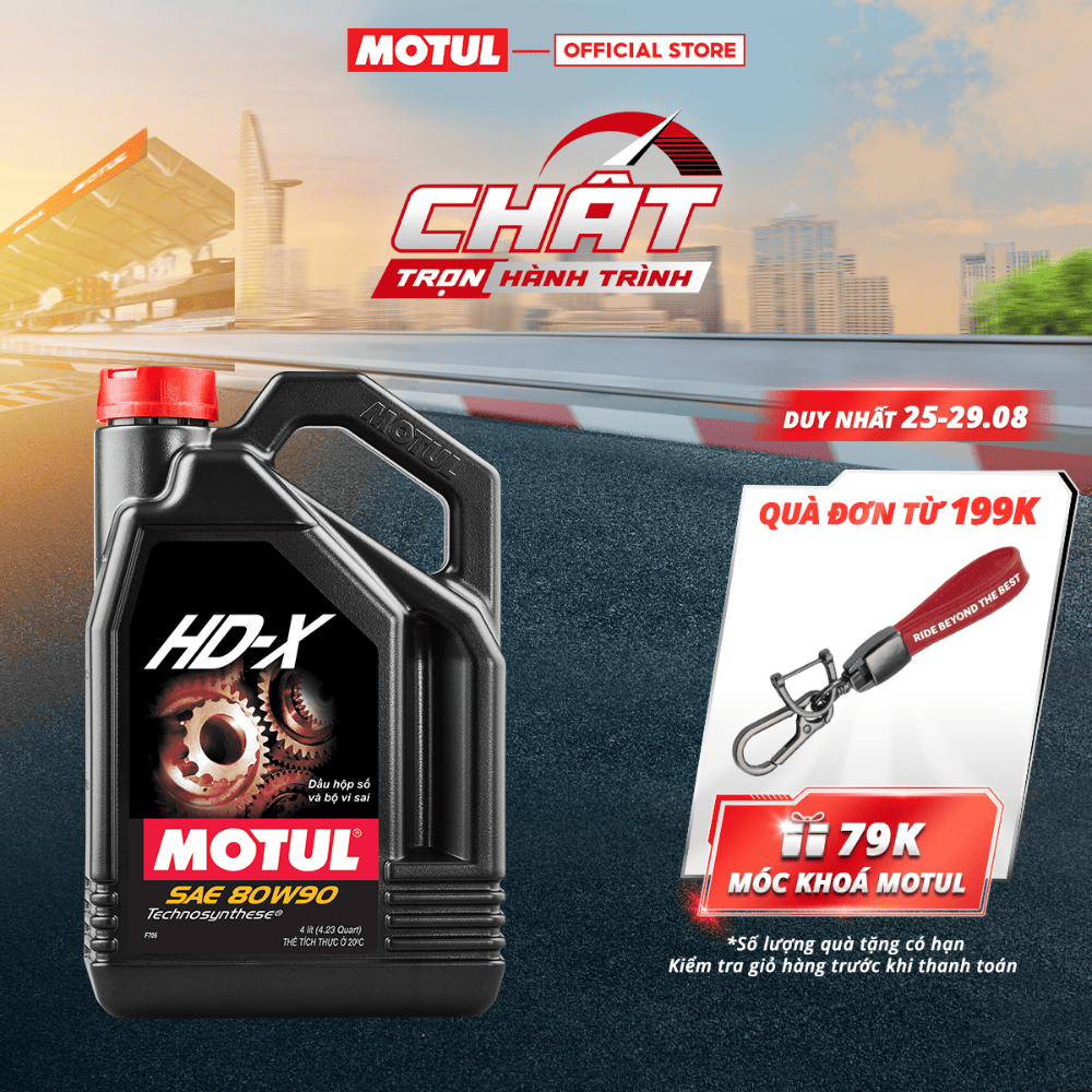 Dầu hợp số sàn xe ô tô MOTUL HDX 80W90 4L