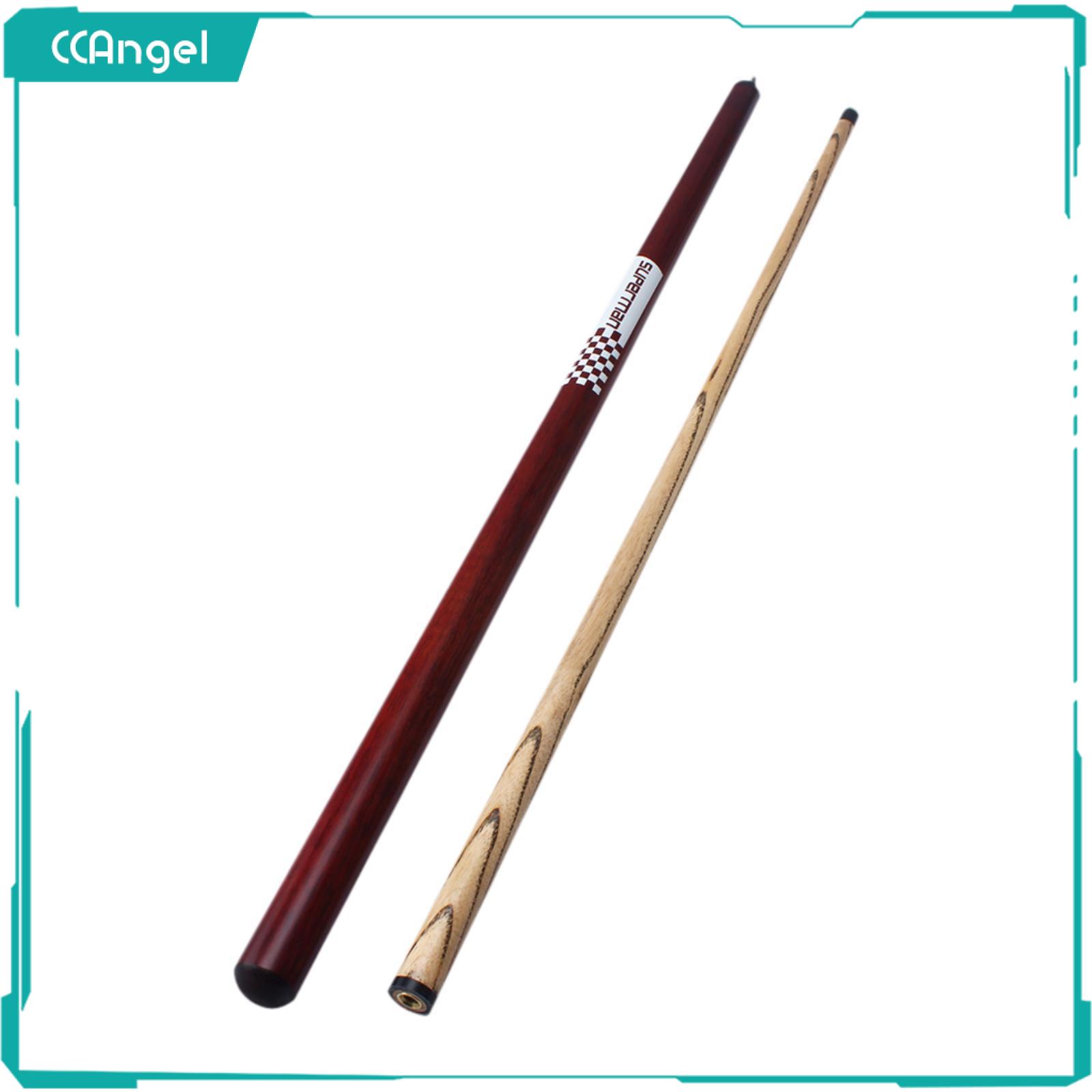 CCAngel Jump Break Cue Pool Stick Hardwood Professional 1/2 Split Two Section 56" Pool Cue for Pool Room Pool Game Bar Practice Cue