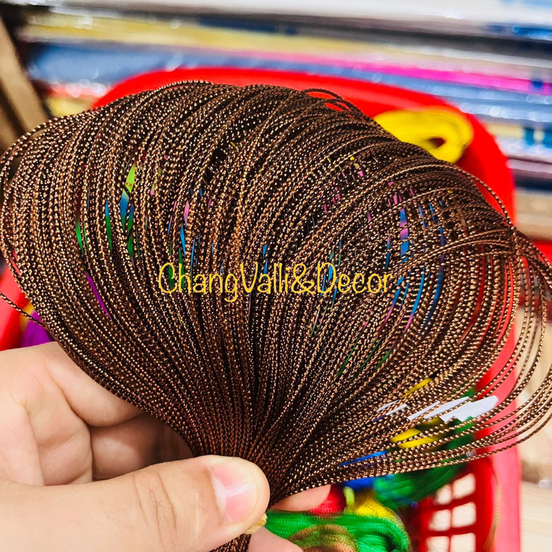 Dây chỉ kim tuyến cuộn dài 100mdây treo dây buộc trang trí hót