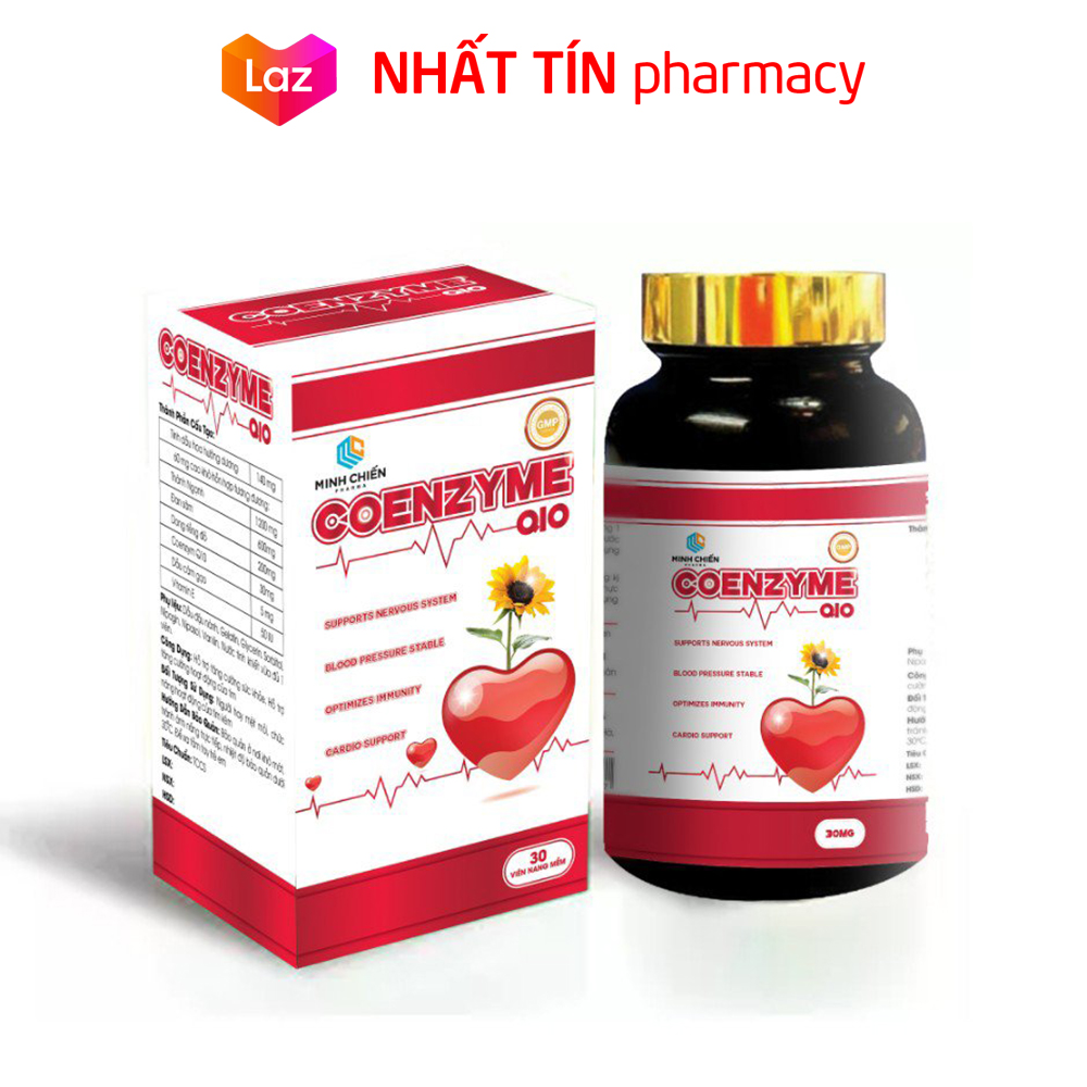 Viên uống bổ tim mạch Coenzym Q10 giúp khỏe, ngăn ngừa bệnh lý về tim mạch