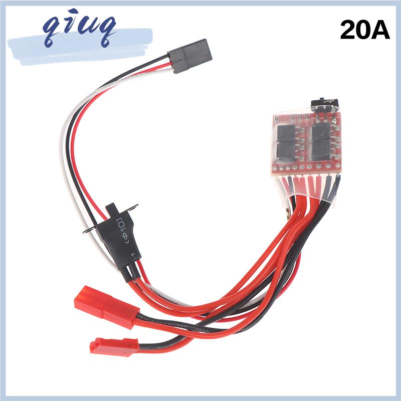 [qiuq] Micro ESC 10A 15A 20A 30A chải ESC RC ESC điện tốc độ điều khiển cho Diy Mini 1 16 1 18 1 24 RC Xe thuyền TANK W phanh - 4