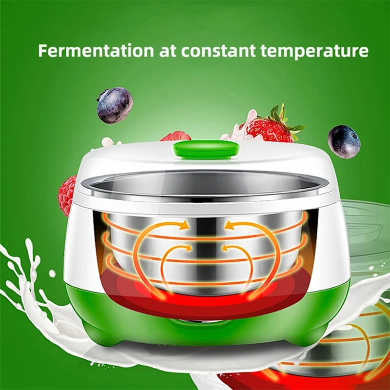 1L Electric Automatic Multifunctional 220V Rice Wine Maker DIY Yogurt and Natto Fermenting Machine EU Plug