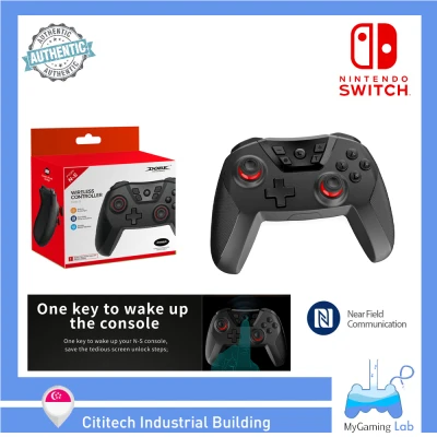 [SG Wholesaler] TNS-0118A DOBE 2-IN-1 Wireless Gaming Pro Controller Support NFC & Wake-up For Nintendo Switch / PC