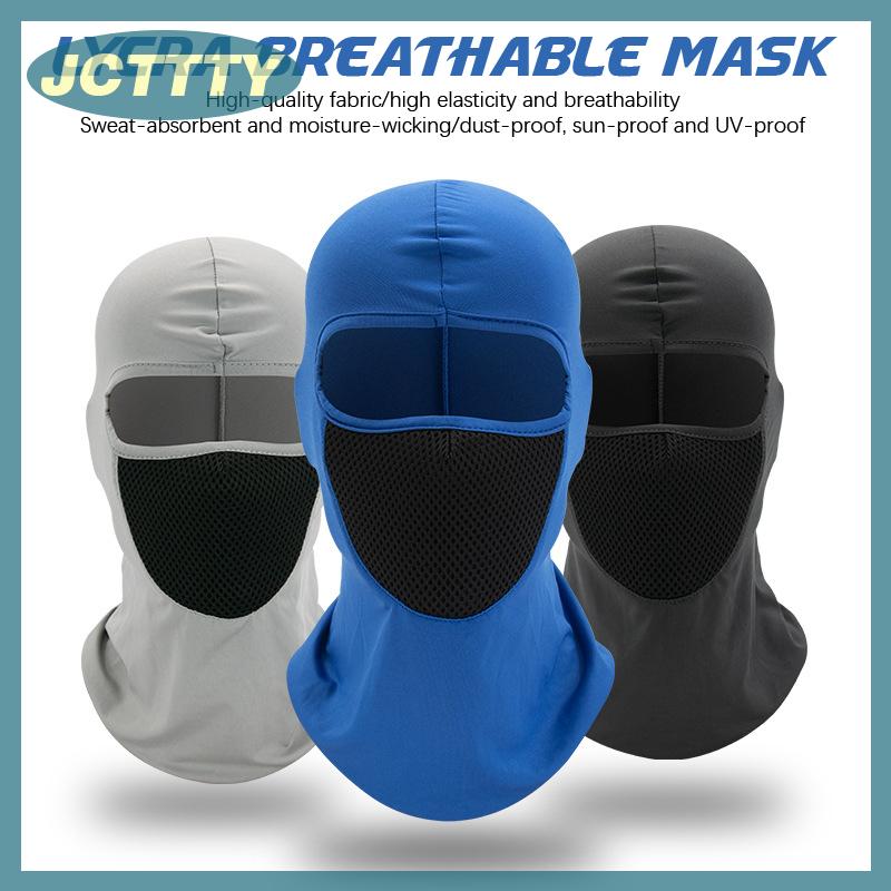 JCTTTY Lycra hat headcover Windproof ngoài trời xe máy cưỡi headcover mặt nạ cưỡi bảo vệ mặt headcover