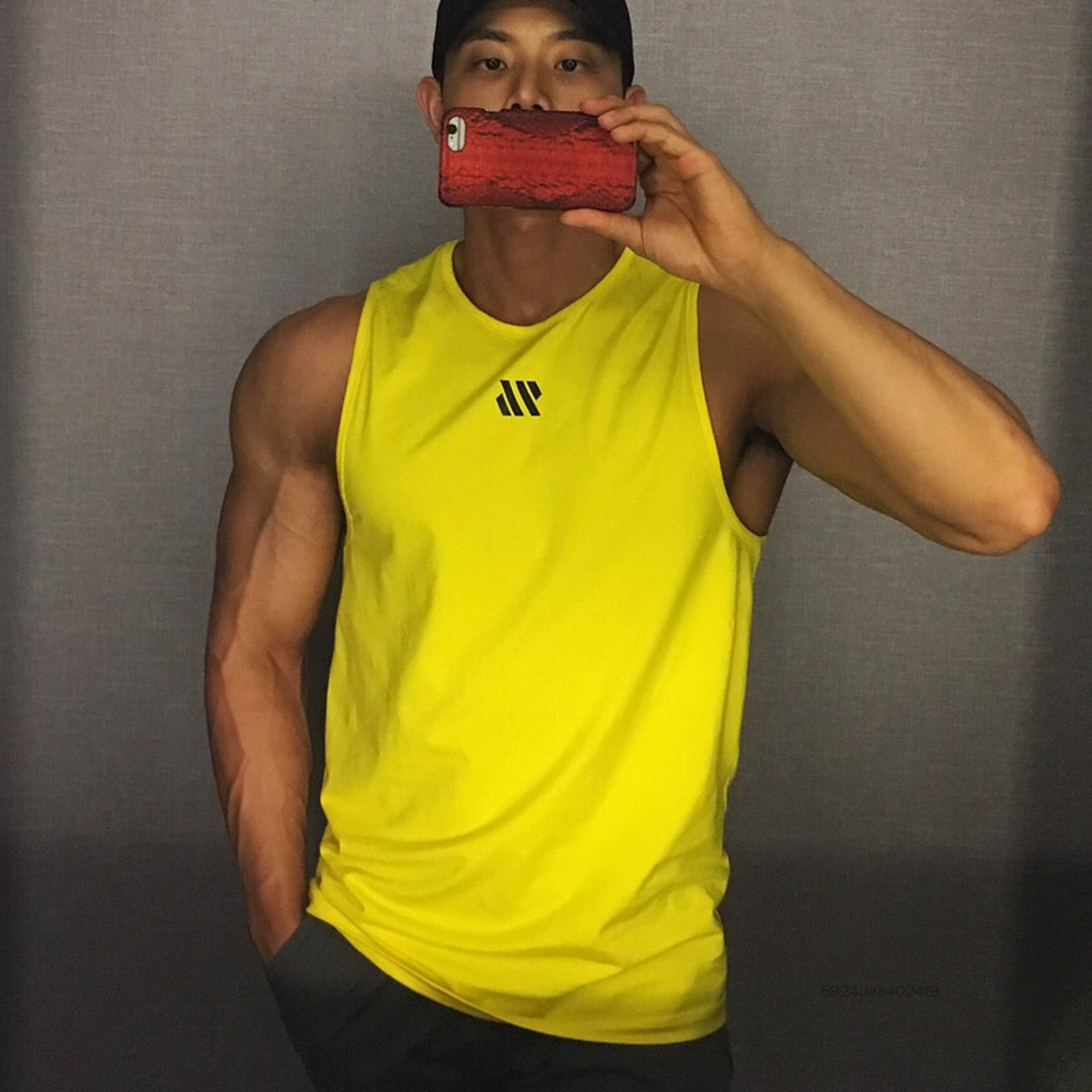 Áo Sơ Mi Không Tay Tập Luyện Cho Nam Thể Thao Thể Hình Thông Thường Tập Gym Áo Sơ Mi Không Tay Dành Cho Nam Giới Năng Động Người Yêu Thể Hình eWalker-VN - 7