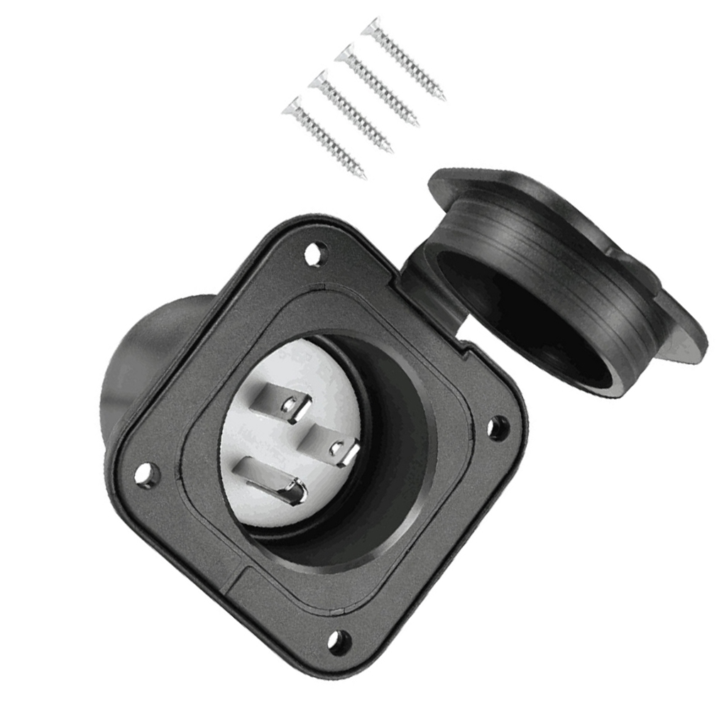 1/2/3 ABS Dễ dàng kết nối và bền phích cắm chống thấm nước ổ cắm cho rvs không dễ dàng để sốt ổ cắm không thấm nước
