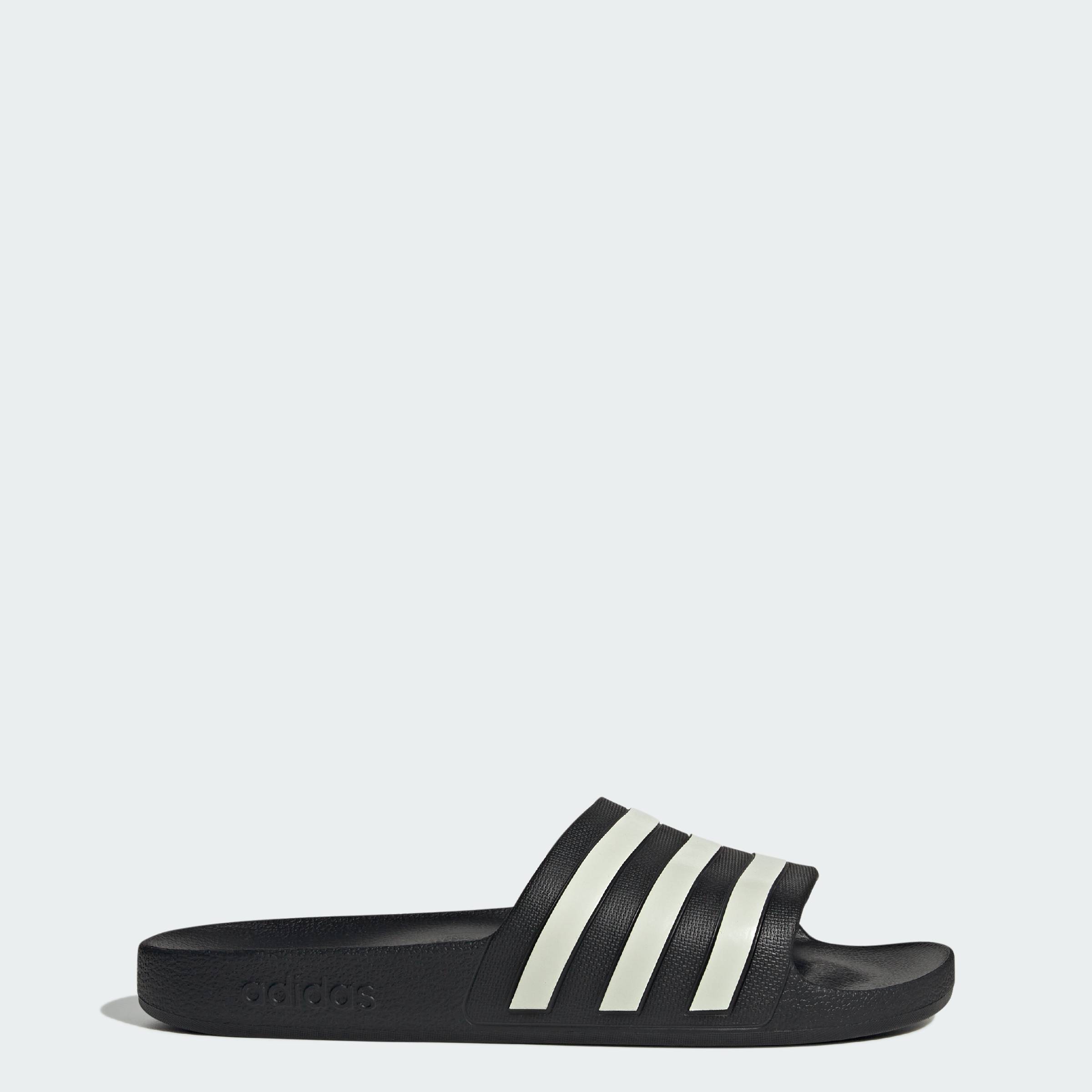 [0H-2H 15.7-VOUCHER 15%] adidas Phong cách sống Dép quai ngang Adilette Aqua Unisex Đen JI1405