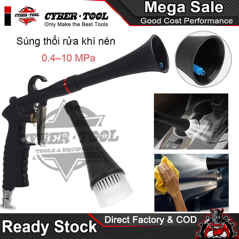 Tornado Car Interior Cleaning Gun - High Pressure, Dry Cleaning Dust Blower Giá 289,000 Đồng*Miễn phí vận chuyển