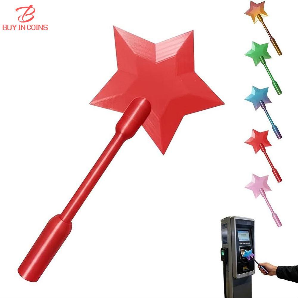 BC 3D Printed Star Light Magic Wand NFC Payment Holder Contactless Card Holder Tap to Pay for Smart Watch Band Phone Wallet Keychain ราคา 88 บาท*ส่งฟรี