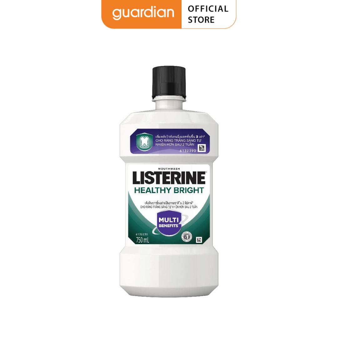  Nước Súc Miệng Làm Trắng Răng Healthy Bright Listerine 750ML 