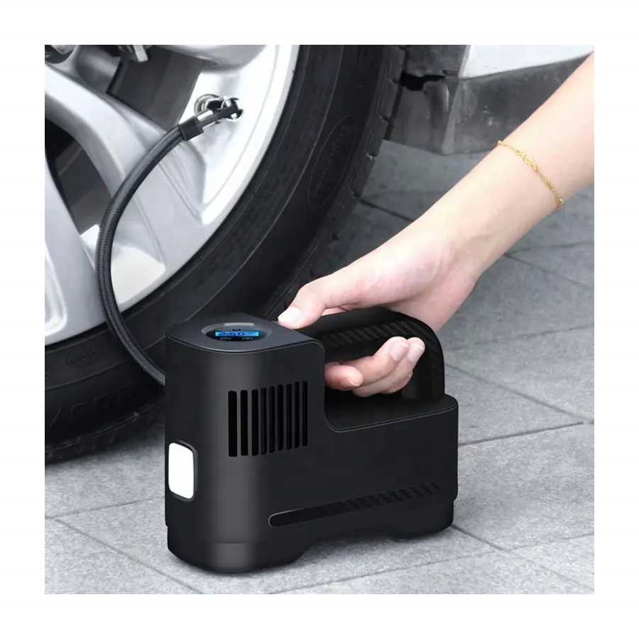 Không Dây 12V cái bơm lốp Kỹ Thuật Số Tự Động cái bơm lốp S Xách Tay Mini Không Dây máy bơm không khí máy nén khí xe hơi Inflator lốp xe hơi