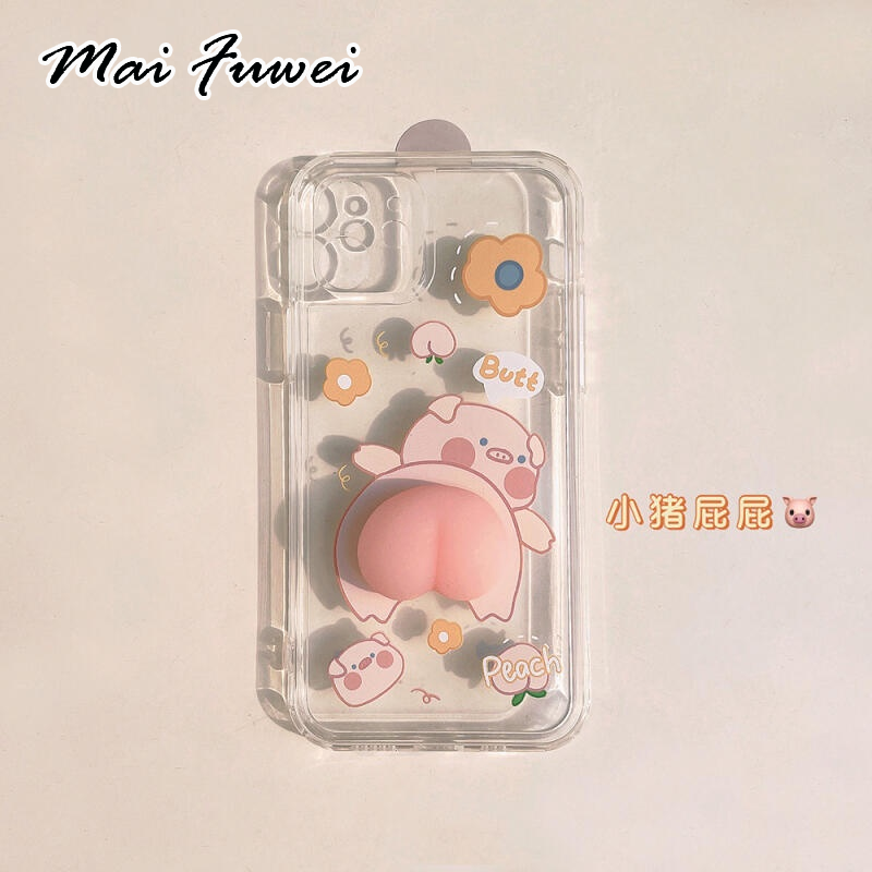 MAIFUWEI Dolphin Anti-droping สามมิติโทรศัพท์ array สำหรับ iphone14 15 PRO MAX x XR XS MAX 7 plus 8 PLUS 11 12 13 PRO MAX ราคา 30 บาท*ส่งฟรี