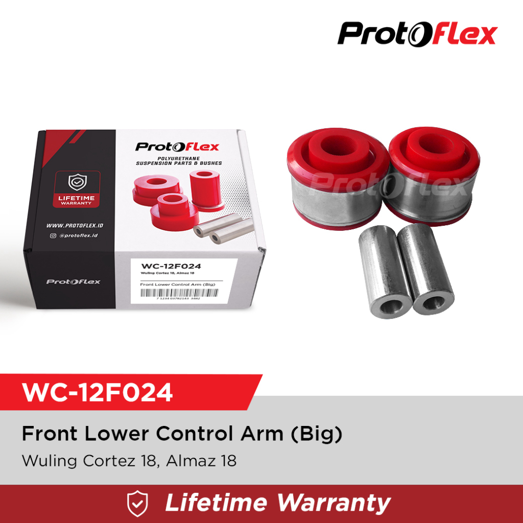 Protoflex Bushing Lower Arm Depan (Besar) Wuling Cortez Almaz Harga 800,000 rupiah*Gratis Ongkir