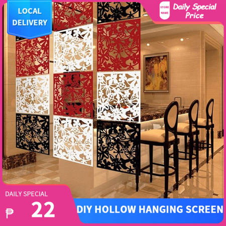 Butterfly Flower Hanging Screen - Modern Room Divider by Dsp