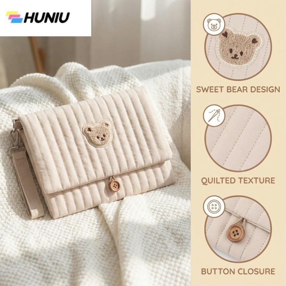 HUNIU หลายช่อง กระเป๋าผ้าอ้อมเด็กแบบแขวน ผ้าฝ้าย น่ารัก กระเป๋าเก็บของพับได้ แฟชั่น กระเป๋าผ้าอ้อม ตัวจัดระเบียบพกพาอเนกประสงค์ แม่และเด็กเดินทาง ราคา 343 บาท*ส่งฟรี