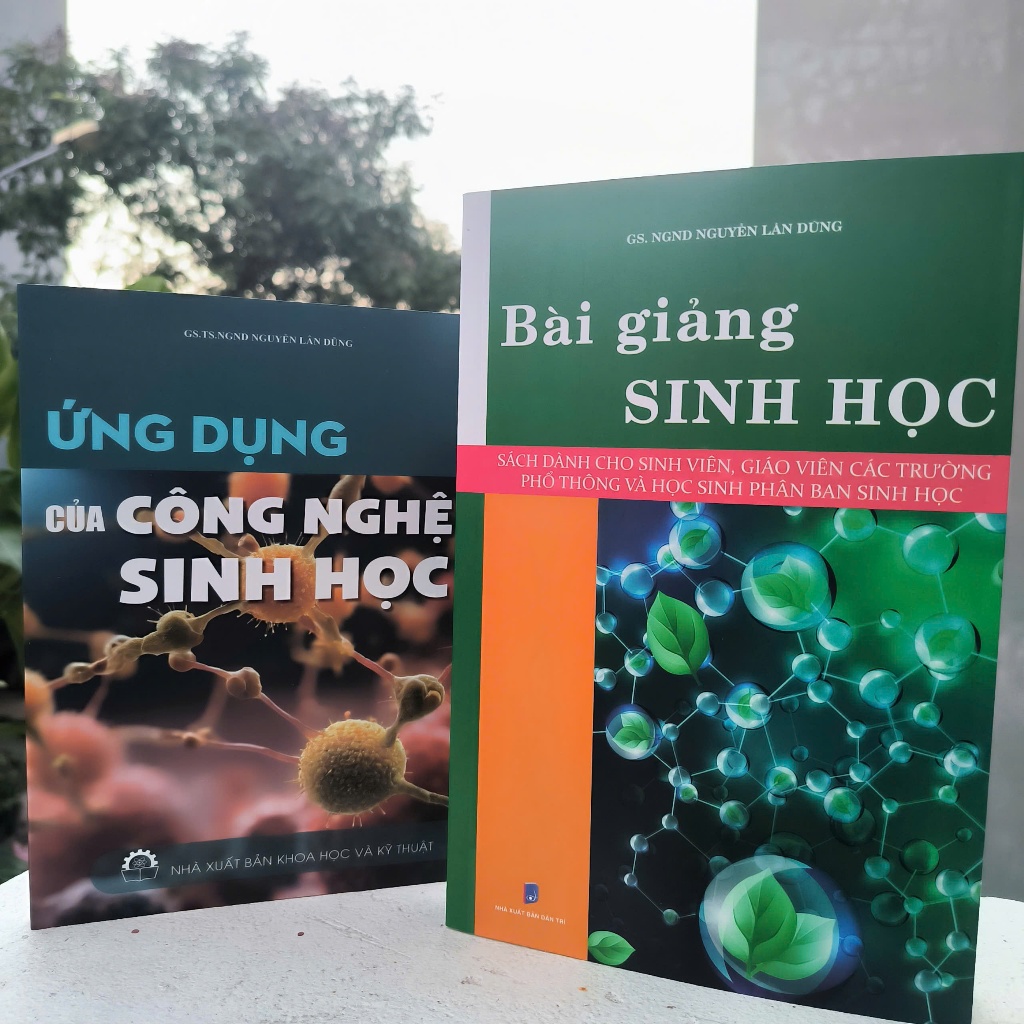 Sách combo 2 cuốn : Bài Giảng Sinh Học + Ứng Dụng Của Công Nghệ Sinh Học