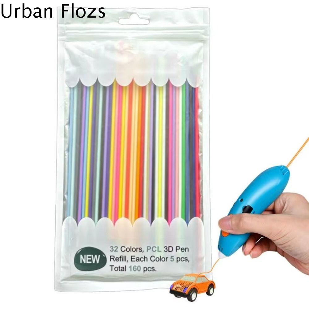 URBAN FLOZS Nhiệt độ thấp Filament bút in 3D Chất liệu PCL Bút vẽ Đầu thay thế bút 3D Đầy màu sắc Vậ