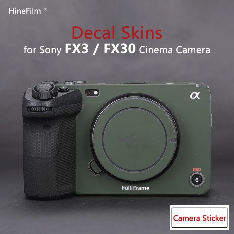 FX3 Camera Decal Skins FX30 Camera Skin For Sony ILME-FX3 ILME
