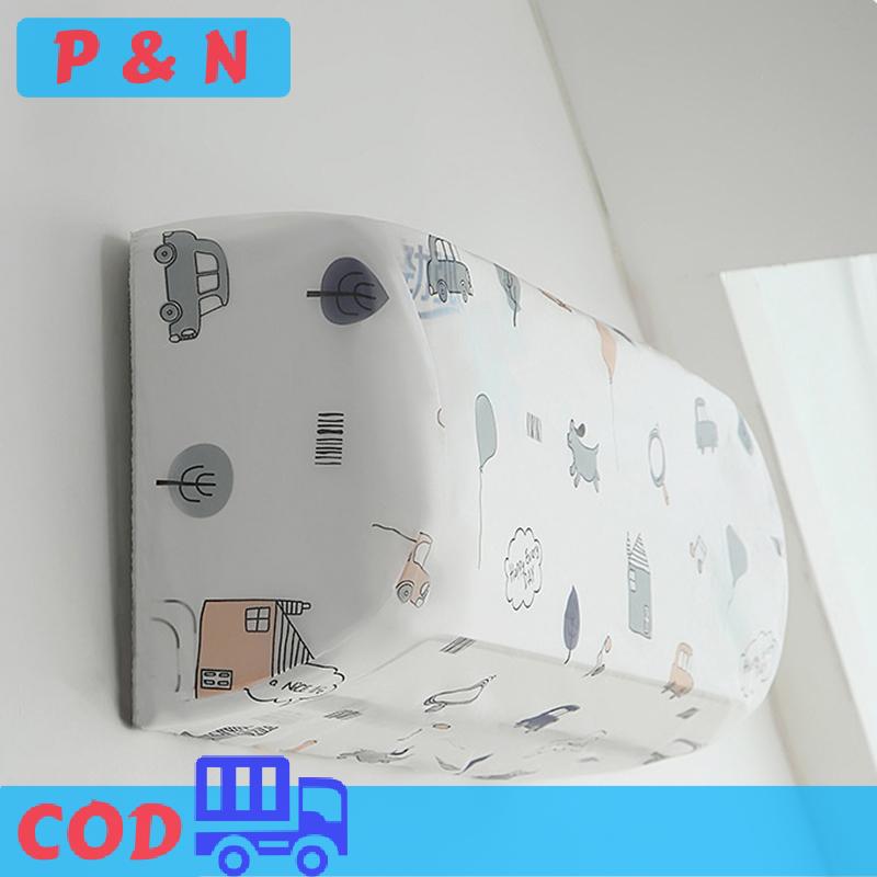 P&N Điều hòa không khí bụi che Quạt treo tường phổ quát tối giản sáng tạo phim hoạt hình có thể giặt quạt che điều hòa không khí