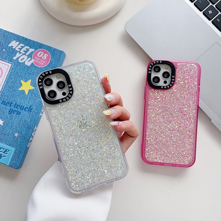 【Parts Online】 Glitter Epoxy Shockproof Phone Case For iPhone 15/iPhone 15 Plus/iPhone 15 Pro/iPhone 15 Pro Max/iPhone 14/iPhone 14 Pro/iPhone 14 Pro Max/iPhone 13/iPhone 13 Pro/iPhone 13 Pro Max/iPhone 12 / 12 Pro/iPhone 12 Pro Max/iPhone 11