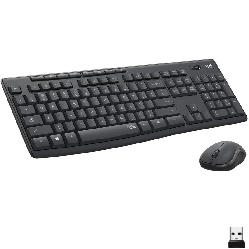 Logitech MK295 Silent Wireless Mouse Keyboard Combo 2.4 GHz Black Singapore