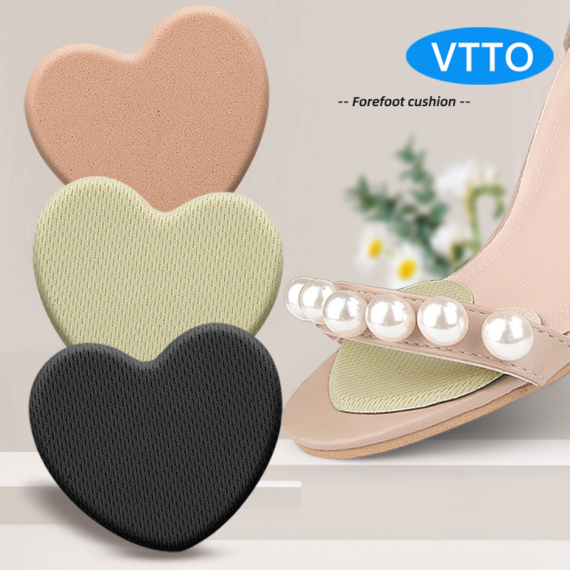 VTto 1 Cặp Miếng lót bàn chân trước cho Phụ nữ dép Xăng đan gót cao không Giày xỏ lót cho giày nữ chèn dính chống trượt dán