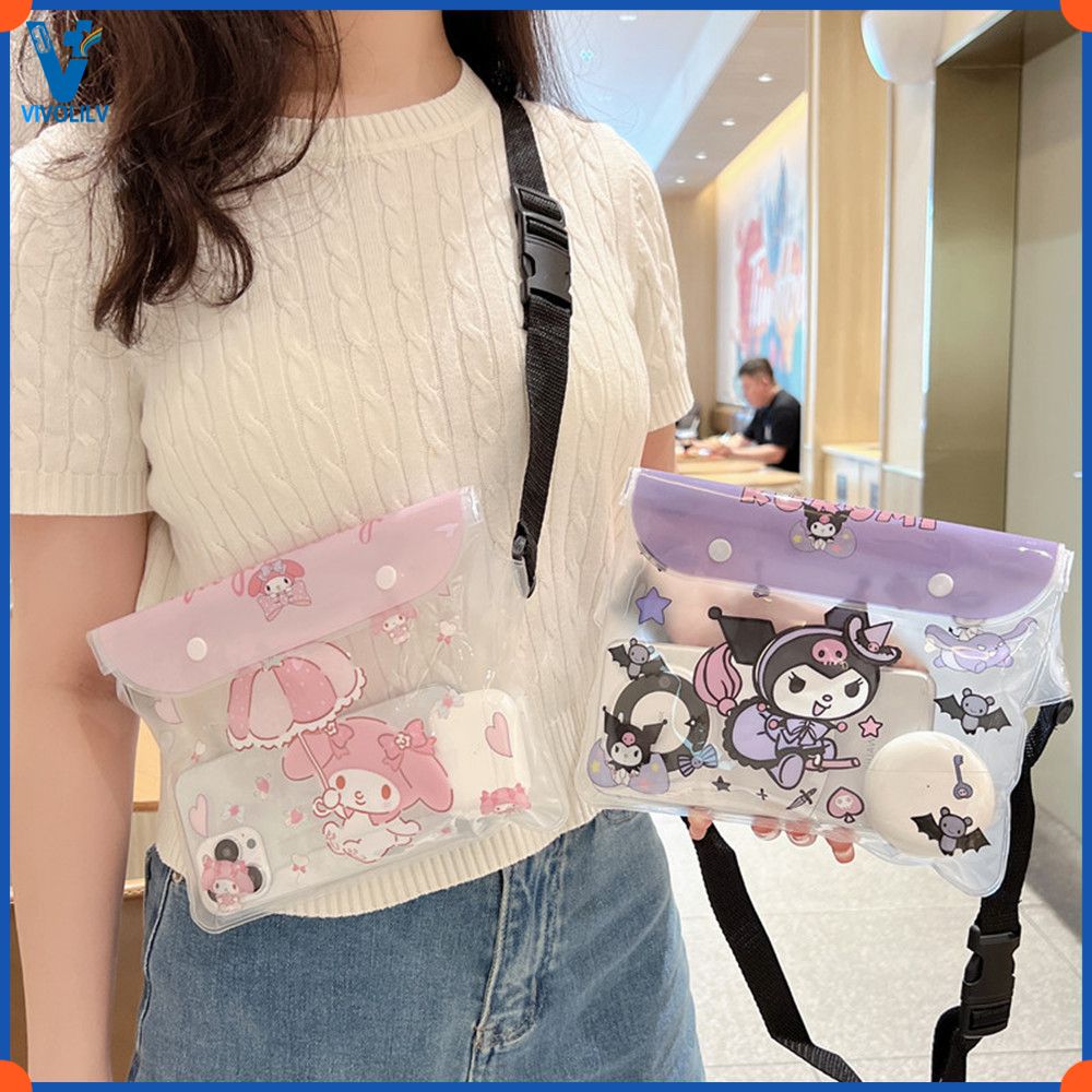 VIVOLILV 【สงกรานต์】เคสโทรศัพท์น่ารักใช้ได้ทุกรูปการ์ตูนกระเป๋ากันน้ำคาดเอวสำหรับว่ายน้ำกระเป๋ากระเป๋าสะพายบ่าลอยน้ำกระเป๋าเก็บของน้ำพุร้อน ราคา 19 บาท*ส่งฟรี